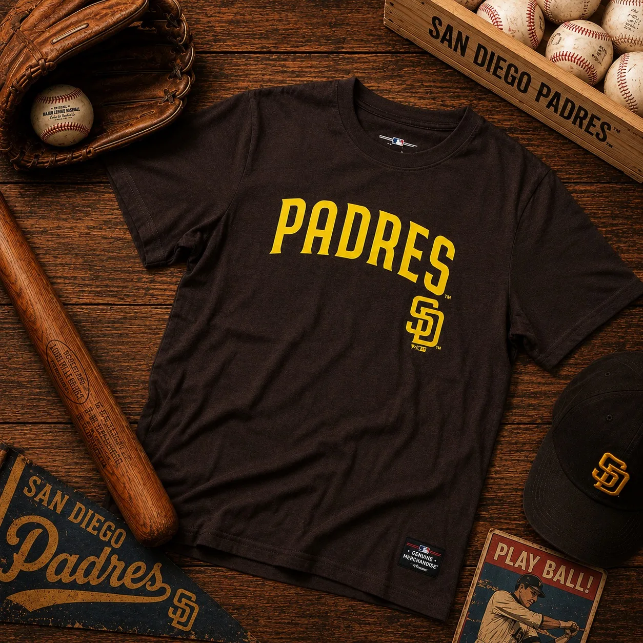 Fanatics MLB Padres Classic T-Shirt | Brown